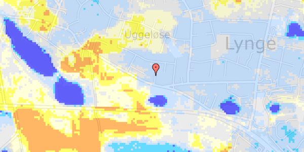 Ekstrem regn på Uggeløse Bygade 48