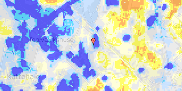 Ekstrem regn på Vestre Teglværksvej 18