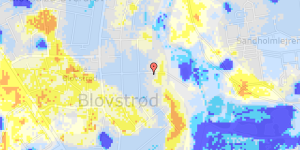 Ekstrem regn på Vindbygårdsvej 12