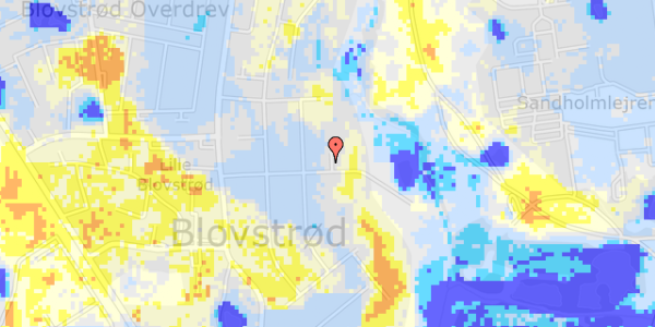 Ekstrem regn på Vindbygårdsvej 15