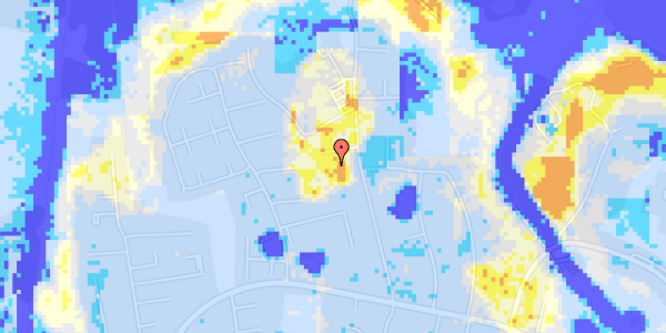 Ekstrem regn på Andr Jensens Vænge 19