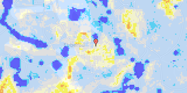 Ekstrem regn på Biskop Svanes Vej 58E