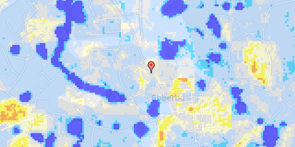 Ekstrem regn på Biskop Svanes Vej 77C, st. tv