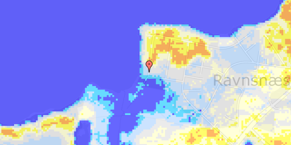 Ekstrem regn på Carl Plougs Vej 1