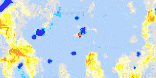 Ekstrem regn på Henrik Thomsens Vej 30