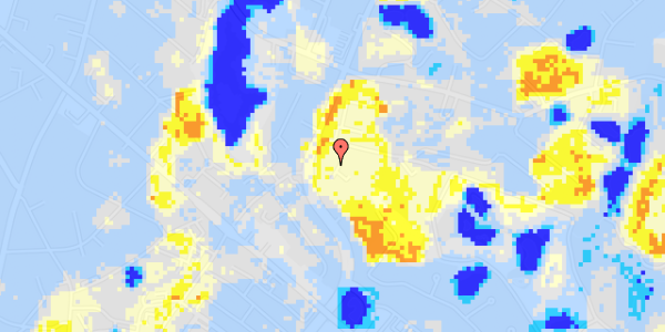 Ekstrem regn på Høbjergkrogen 4