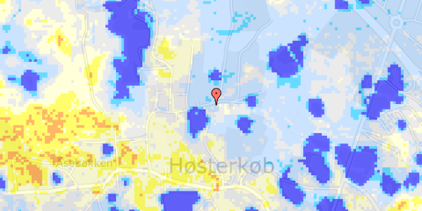 Ekstrem regn på Høsterkøb Byvej 2