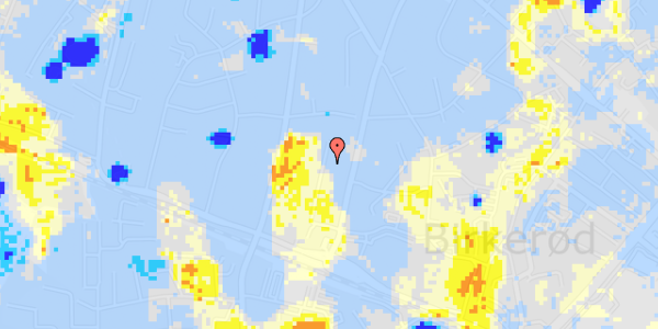 Ekstrem regn på Jakob Knudsens Vej 12