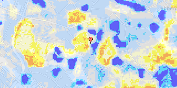 Ekstrem regn på Marianelundsvej 13