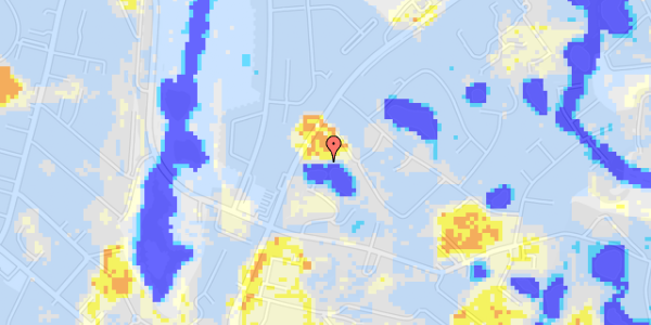 Ekstrem regn på Ravnsnæsvej 50A