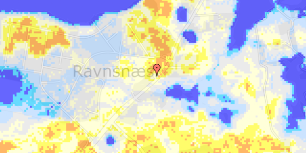 Ekstrem regn på Ravnsnæsvej 201