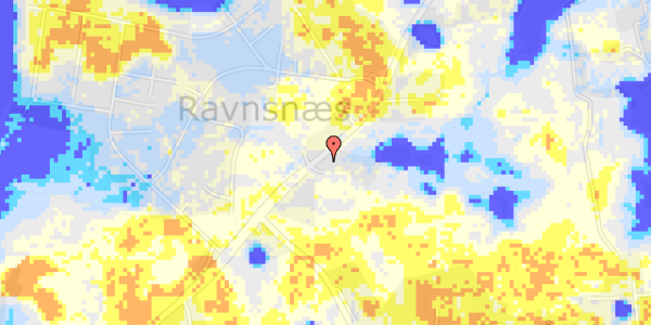 Ekstrem regn på Ravnsnæsvej 210