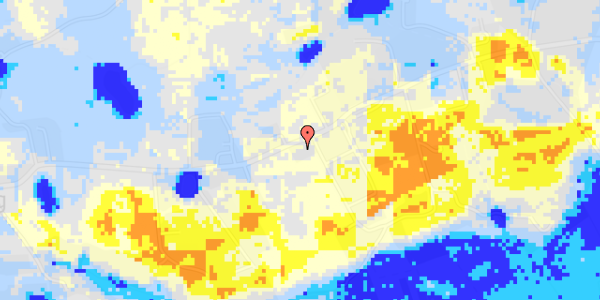 Ekstrem regn på Sandbjergvej 22