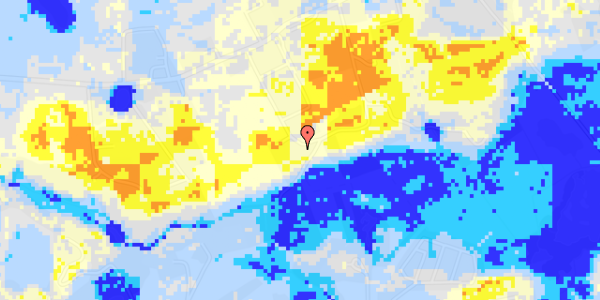 Ekstrem regn på Sandbjergvej 22B