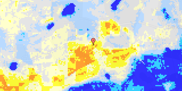 Ekstrem regn på Sandbjergvej 30