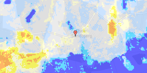 Ekstrem regn på Sandbjergvej 52