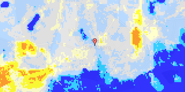 Ekstrem regn på Sandbjergvej 54