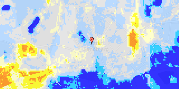 Ekstrem regn på Sandbjergvej 55B