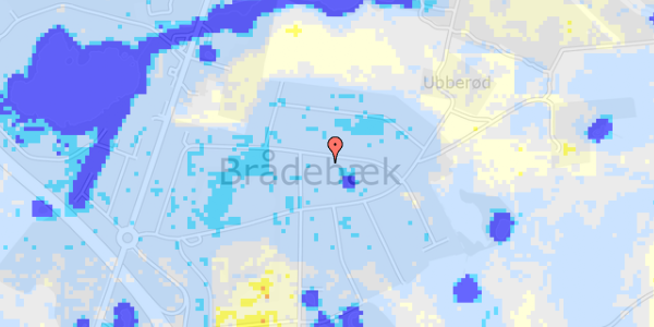 Ekstrem regn på Stakkeledet 42