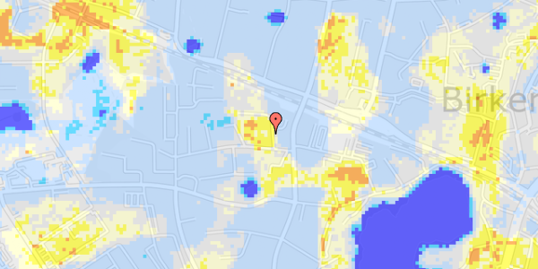 Ekstrem regn på Søborggårdsvej 1