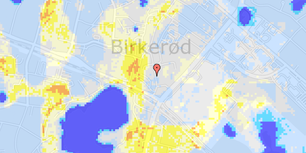 Ekstrem regn på Teglporten 10, 2. th