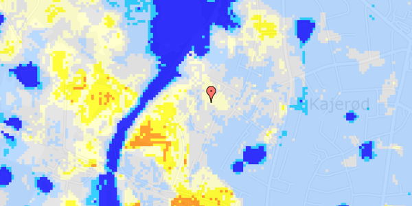 Ekstrem regn på Teglværksvej 66