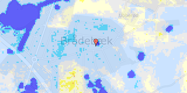 Ekstrem regn på Ubberødvej 17