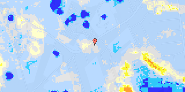 Ekstrem regn på Bistrupvej 189