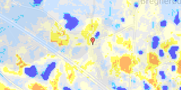 Ekstrem regn på Bregnerød Byvej 4A