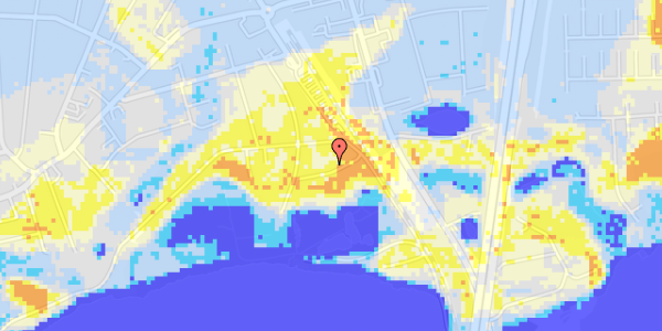 Ekstrem regn på Dr Mundtsvej 4