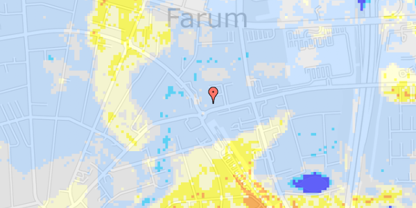 Ekstrem regn på Farum Stationstorv 4, 1. th