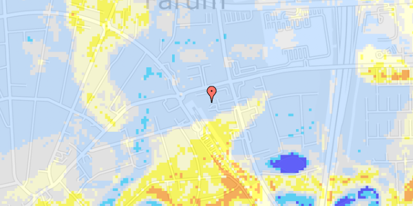 Ekstrem regn på Farum Stationstorv 13, st. tv