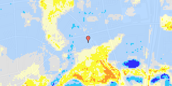 Ekstrem regn på Farum Stationstorv 29, st. th