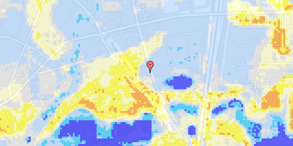 Ekstrem regn på Frederiksborgvej 28, st. mf