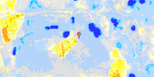 Ekstrem regn på Furesøgårdsvej 3