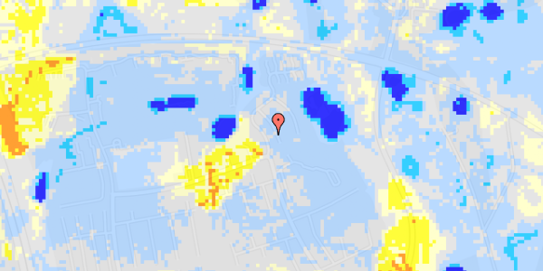 Ekstrem regn på Furesøgårdsvej 10