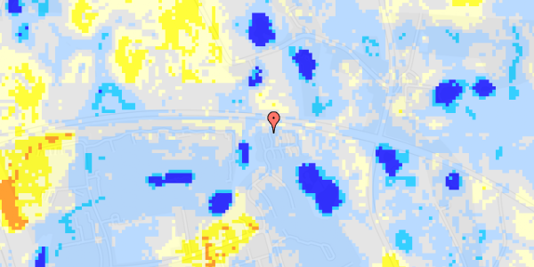 Ekstrem regn på Furesøgårdsvej 49