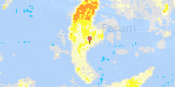 Ekstrem regn på Gammelgårdsvej 44, st. tv