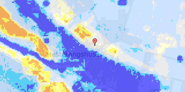 Ekstrem regn på Hestetangsvej 153