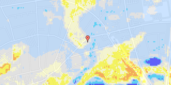 Ekstrem regn på Farum Hovedgade 21