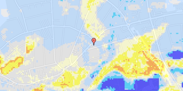 Ekstrem regn på Farum Hovedgade 33