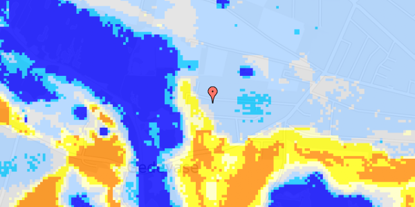 Ekstrem regn på Kastanie Alle 33