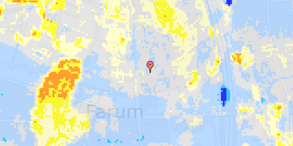 Ekstrem regn på Paltholmterrasserne 16F