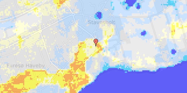 Ekstrem regn på Skovbakken 81