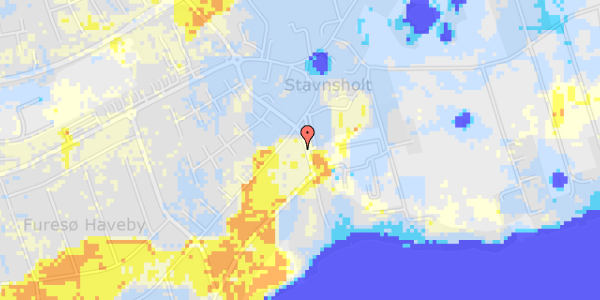 Ekstrem regn på Skovbakken 83