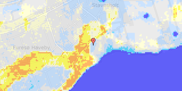 Ekstrem regn på Skovbakken 104