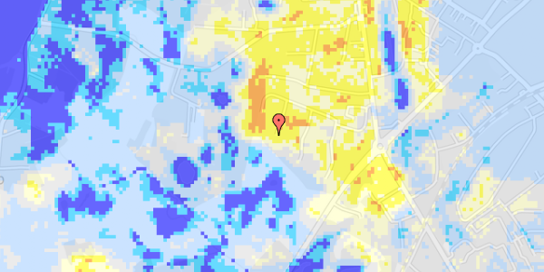 Ekstrem regn på Bakkedraget 70