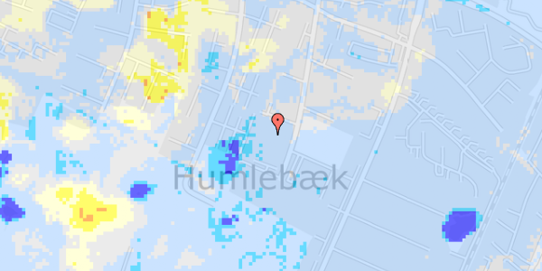 Ekstrem regn på Baunebjergvej 448