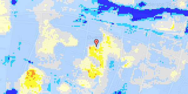 Ekstrem regn på Bogårdsvej 225