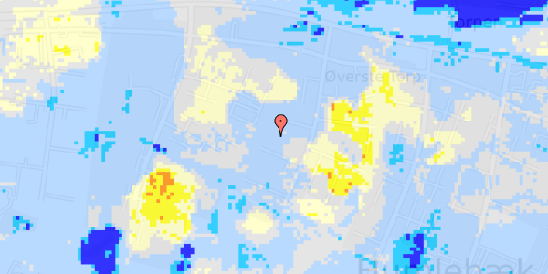 Ekstrem regn på Bogårdsvej 414